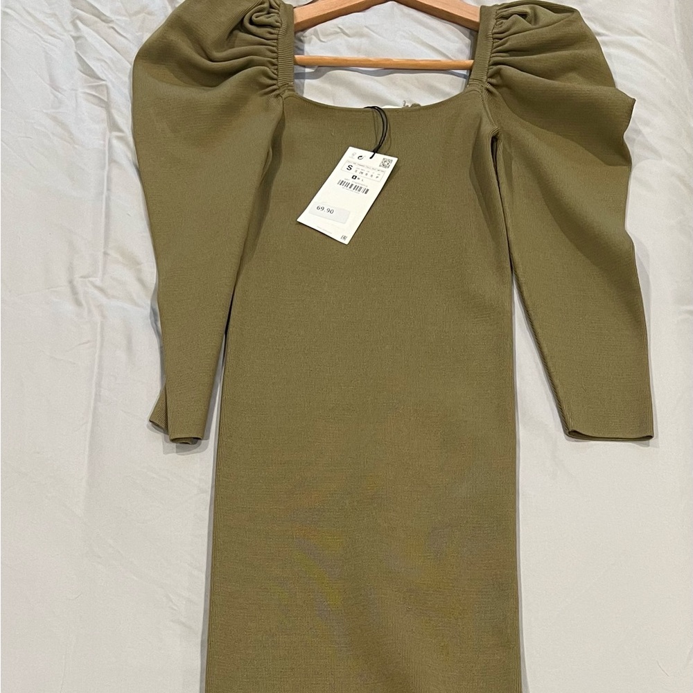 Zara Long Green Dress